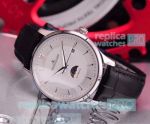 High Quality Copy Jaeger-LeCoultre White Face Silver Watch
